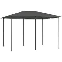 Berkfield Home Gazebo 3x4x2.6 m Anthracite 160 g/m in Black