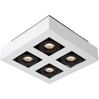 Lucide 'XIRAX' Dimmable Stylish Rotatable Indoor Ceiling Spotlight GU10 in White