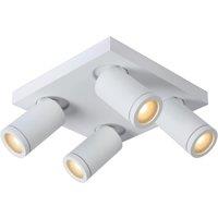 Lucide 'TAYLOR' Dimmable Stylish Tiltable Bathroom LED Ceiling Spotlight GU10 in White