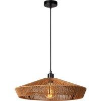 Lucide 'YUNKAI' Dimmable Stylish Adjustable Height Indoor Pendant Light 1xE27 in Brown