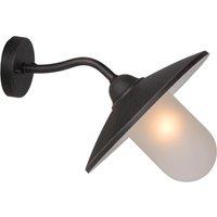 Lucide 'ARUBA' Dimmable Stylish Classic Garden Outdoor Wall Light 1xE27 in Brown