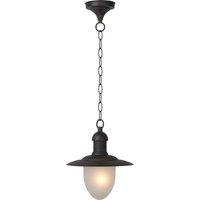 Lucide 'ARUBA' Dimmable Stylish Adjustable Height Outdoor Pendant Light 1xE27 in Brown