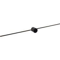 Lucide 'MIZAR' Non Dimmable Stylish Mountable Bathroom Decor LED Wall Light in Black