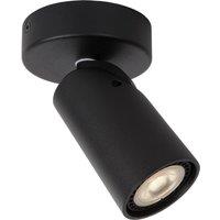 Lucide 'XYRUS' Dimmable Stylish Tiltable Indoor LED Ceiling Spotlight GU10 in Black