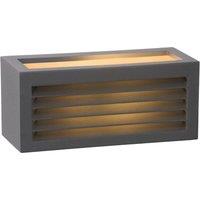 Lucide 'DIMO' Dimmable Stylish Modern Outdoor Decorative Wall Light 1xE27 in Black