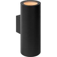 Lucide 'VOLANTIS' Non Dimmable Stylish Outdoor Up Down Wall Spotlight 2xE27 in Black