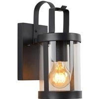 Lucide 'LINDELO' Dimmable Stylish Decor Outdoor Cottage Wall Lantern 1xE27 in Black