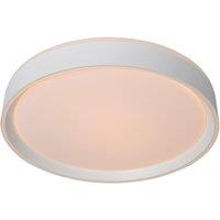 Lucide 'NURIA' Dimmable Stylish Decorative Indoor LED Flush Ceiling Light in White