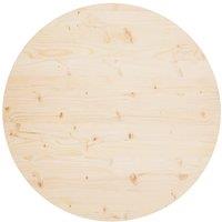 Berkfield Home Table Top 90x2.5 cm Solid Wood Pine in Brown | Size: 90x2.5 cm