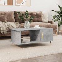 Berkfield Home Coffee Table Concrete Grey 90x50x40 cm Engineered Wood | Size: 90 x 50 x 40 cm