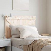 Berkfield Home Headboard 90x104 cm Solid Wood Pine in Brown
