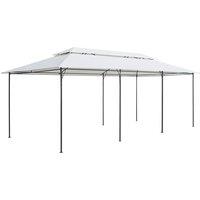 Berkfield Home Gazebo 600x298x270 cm White 180g/m | Size: 600 x 298 x 270 cm