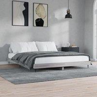 Berkfield Home Bed Frame Grey Sonoma 200x200 cm Engineered Wood