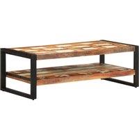 Berkfield Home Coffee Table 120x60x40 cm Solid Reclaimed Wood in Brown | Size: 120 x 60 x 40 cm