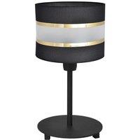 Netlighting Helen Table Lamp With Round Shade Black Gold 20cm