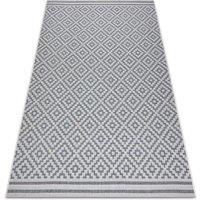 RugsX Flat Rug in Grey | Size: 200 cm x 290 cm