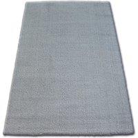 RugsX Micro Shaggy Rug in Grey | Size: 80 cm x 150 cm
