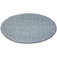 RugsX Micro Shaggy Rug in Grey | Size: 100 cm diameter