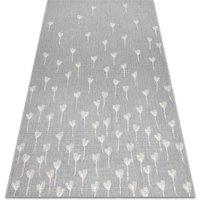 RugsX Flat Rug in Grey | Size: 160 cm x 230 cm