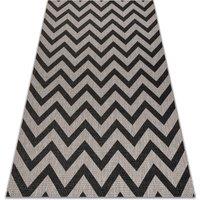 RugsX Floorlux Rug in Grey | Size: 120 cm x 170 cm