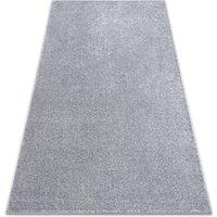 RugsX Wall-To-Wall Santa Rug in Grey | Size: 100 cm x 500 cm