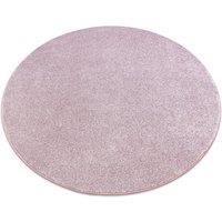 RugsX Round San Rug in Pink | Size: 100 cm diameter