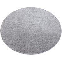 RugsX Round San Rug in Silver | Size: 133 cm diameter