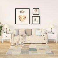 Berkfield Home Side Tables 2 pcs White 50x50x49 cm Solid Wood Pine | Size: 50 x 50 x 49 cm