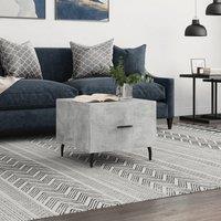 Berkfield Home Coffee Table Concrete Grey 50x50x40 cm Engineered Wood | Size: 50 x 50 x 40 cm
