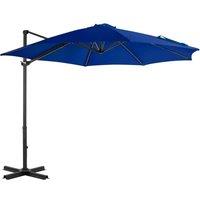 Berkfield Home Cantilever Umbrella with Aluminium Pole Azure Blue 300 cm