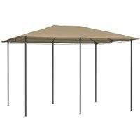 Berkfield Home Gazebo 3x4x2.6 m Taupe 160 g/m in Beige