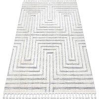 RugsX Sevilla Rug in White | Size: 80 cm x 150 cm