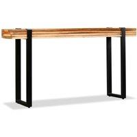 Berkfield Home Console Table Solid Reclaimed Wood Adjustable