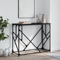 Berkfield Home Console Table Black 100x40x80 cm Engineered Wood | Size: 100 x 40 x 80 cm