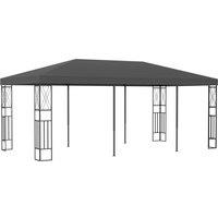 Berkfield Home Gazebo 3x6 m Anthracite Fabric in Black