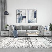 Berkfield Home Coffee Tables 2 pcs Concrete Grey 50x50x40 cm Engineered Wood | Size: 50 x 50 x 40 cm