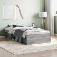 Berkfield Home Bed Frame Grey Sonoma 90x200 cm