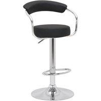 netfurniture Astra Stool Height Adjustable 6 Colours in Black