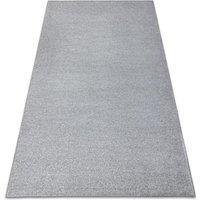 RugsX Wall-To-Wall Indus Rug in Silver | Size: 200 cm x 450 cm