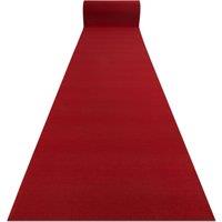 RugsX Anti-Slip Rumba Runner in Red | Size: 70 cm x 600 cm