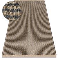 RugsX Jute Rug in Black | Size: 160 cm x 220 cm