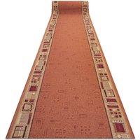 RugsX Anti-Slip Jena Runner in Brown | Size: 120 cm x 410 cm