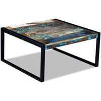 Berkfield Home Coffee Table Solid Reclaimed Wood 80x80x40 cm | Size: 80 x 80 x 40 cm