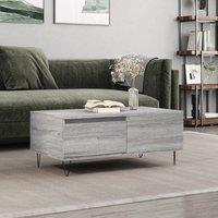 Berkfield Home Coffee Table Grey Sonoma 90x50x36.5 cm Engineered Wood