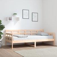 Berkfield Home Day Bed Solid Wood Pine 90x190 cm in Brown