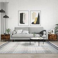 Berkfield Home Coffee Tables 2 pcs Smoked Oak 50x50x40 cm Engineered Wood in Brown | Size: 50 x 50 x 40 cm