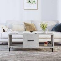 Berkfield Home Coffee Table Concrete Grey 102x50x40 cm Engineered Wood | Size: 102 x 50 x 40 cm