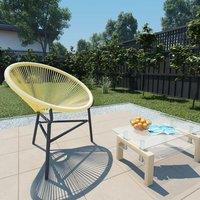 Berkfield Home Garden Acapulco Chair Poly Rattan Beige
