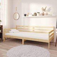 Berkfield Home Day Bed Solid Pinewood 90x200 cm in Brown