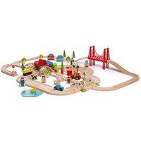 Bigjigs Rail Road & Rail Train Set